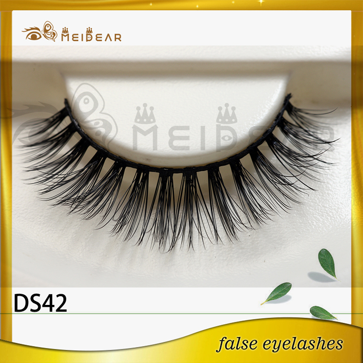 Hot selling private label 3d silk eyelashes with custom boxes